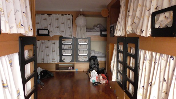 Kamer voor 10 personen maar toch privacy.