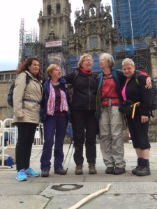 op het plein voor de kathedraal